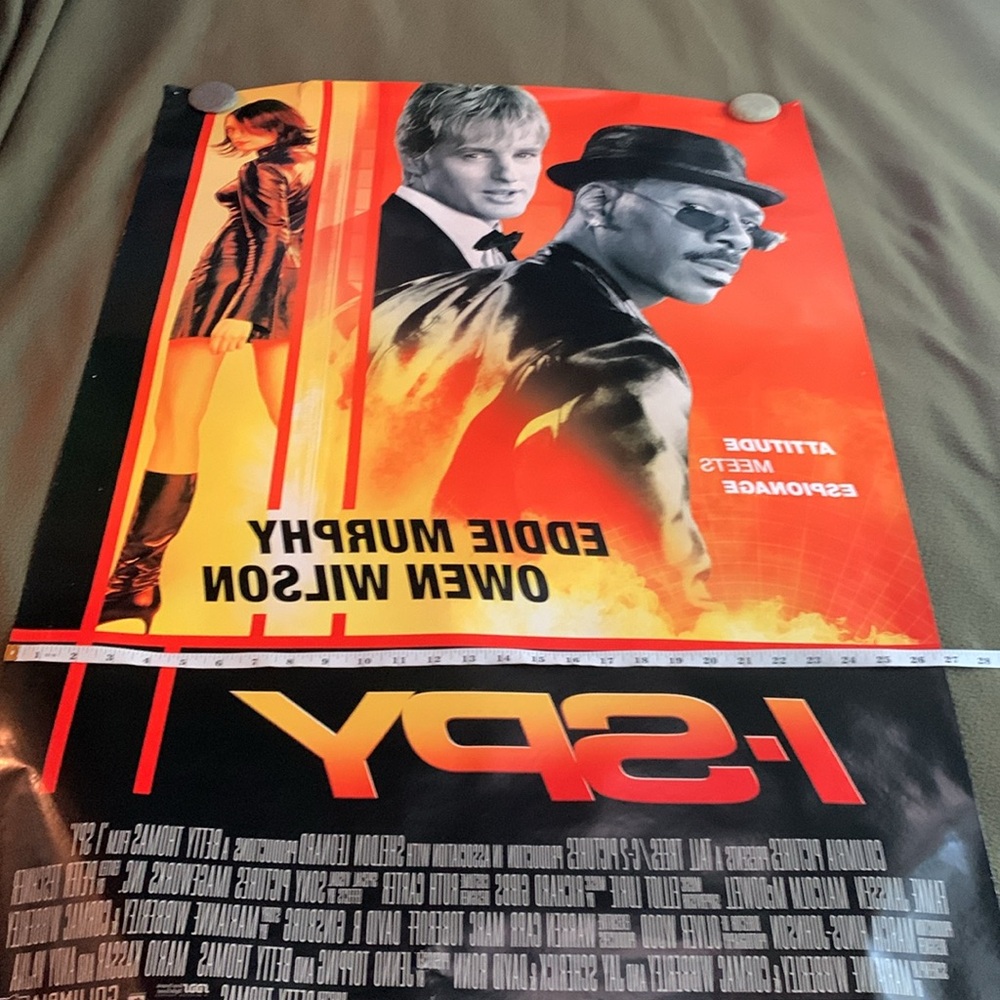 I-Spy original double-sided movie poster. Approximately 27” x 40”. - Picture 13 of 15